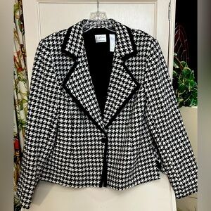 Houndstooth blazer/jacket size 14